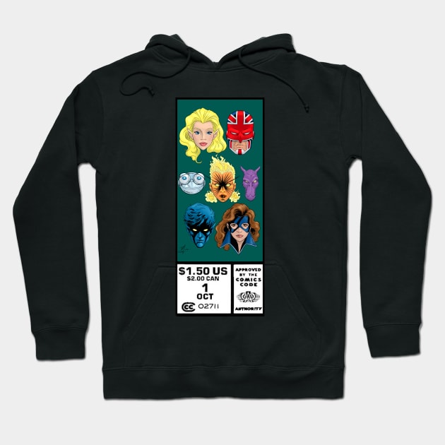 Classic heroes of Europe Hoodie by Next Universe Designs